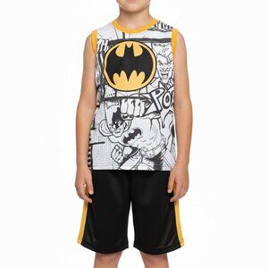 Batman Boys Boy's Tank Top & Short Set Size 6 NWT